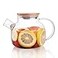 CNGLASS CnGlass Glass Teapot Stovetop Safe203 oz Clear Tea pot with Removable Filter SpoutLoose Leaf and Blooming Tea Maker