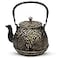 toptier Tea Kettle Toptier Japanese Cast Iron Tea Kettle for Stove Top Stovetop Safe Cast Iron Teapot with Infusers for Loose Tea 40 Ounce 1200 ml Black
