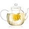 Wlasss 1530 ml52 oz Large Glass Teapot with Removable Infuser Clear Tea Kettle Stovetop Safe for Loose Leaf and Blooming Tea Tea Lovers ChoiceGifts for Christmas