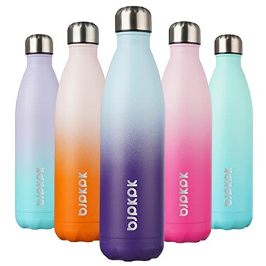 BJPKPK 25oz Insulated Stainless Steel Water BottlesSports Water Bottles Keep Cold for 24 Hours and Hot for 12 HoursOcean Dream