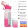 BJPKPK Insulated Water Bottle 25oz Stainless Steel Water Bottles with Straw and Carry Handle Double Wall Metal Thermal Flask