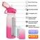 BJPKPK Insulated Water Bottle 25oz Stainless Steel Water Bottles with Straw and Carry Handle Double Wall Metal Thermal Flask
