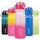 BJPKPK Insulated Water Bottle 25oz Stainless Steel Water Bottles with Straw and Carry Handle Double Wall Metal Thermal Flask