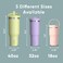 Hydrapeak Nomad 32oz Insulated Stainless Steel Travel Tumbler with Handle Straw Lid Leakproof Cupholder Friendly Keeps Drinks Cold 24 Hours Reusable Bottle for Daily Hydration Seafoam
