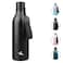 Konokyo Insulated Water Bottle with Strap25 oz Double Wall Stainless Steel Vacuum Bottles Metal Water FlaskBlack