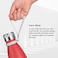 koodee Water Bottle 12 oz Stainless Steel Vacuum Insulated Flask Cola Shape LeakProof Metal Water Bottles for School Canyon Red