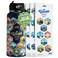 LET'S WANDER LETS WANDER World Explorer Adventure Water Bottle with 50 Waterproof Stickers 32oz Leakproof Insulated Stainless Steel with Straw Travel Goal Gift Bottle Blue
