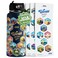 LET'S WANDER LETS WANDER World Explorer Adventure Water Bottle with 50 Waterproof Stickers 32oz Leakproof Insulated Stainless Steel with Straw Travel Goal Gift Bottle Blue