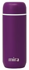 MIRA 7 oz Slim Insulated Flask for Hot and Cold Drinks LeakProof Stainless Steel Water Bottle Perfect Compact Size Iris