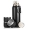 MUCR 750ml27 OZ Coffee Thermo with 3 cups Insulated Water Bottle Stainless Steel Vacuum Flask Set for Hot and Cold Drinks Gifts Box