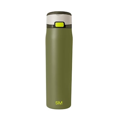 Simple Modern Mesa Loop Water Bottle with Covered Straw and Handle 24oz Cup Holder Friendly Insulated Stainless Steel Bottles for Travel Sports and School Cricket