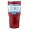 Zero Degree Stainless Steel Tumbler with Lid Double Vacuum Insulated Travel Mug for Hot and Cold Drink 30oz Red