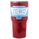 Zero Degree Stainless Steel Tumbler with Lid Double Vacuum Insulated Travel Mug for Hot and Cold Drink 30oz Red