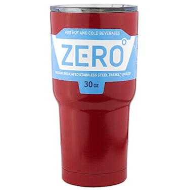 Zero Degree Stainless Steel Tumbler with Lid Double Vacuum Insulated Travel Mug for Hot and Cold Drink 30oz Red