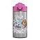 Zak Designs Paw Patrol Skye Stainless Steel Water Bottle with One Hand Operation Action Lid and Builtin Carrying Loop Straw Spout is Perfect for Kids 155 oz