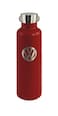 BRISA VW Collection Volkswagen Stainless Steel Thermo Insulated Drinking Bottle with Lettering VW Logo 735 ml249 fl ozVW LogoRed