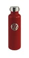 BRISA VW Collection Volkswagen Stainless Steel Thermo Insulated Drinking Bottle with Lettering VW Logo 735 ml249 fl ozVW LogoRed