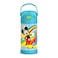 THERMOS FUNTAINER Water Bottle with Straw 12 Ounce Kids Stainless Steel Vacuum Insulated Water Bottle with Lid Mickey Mouse