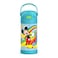 THERMOS FUNTAINER Water Bottle with Straw 12 Ounce Kids Stainless Steel Vacuum Insulated Water Bottle with Lid Mickey Mouse