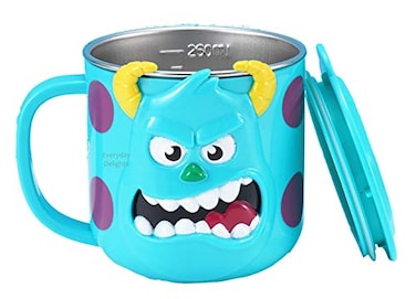 Everyday Delights Disney 3D Monster University Sulley Blue Durable Stainless Steel Insulated Cup with Lid 250ml