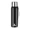 GIOGD Insulated vacuum Thermo Bottle 750ml254oz with cup Stainless steel coffee bottles for hot and cold drink water flaskBlack750ml