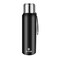 GIOGD Insulated vacuum Thermo Bottle 750ml254oz with cup Stainless steel coffee bottles for hot and cold drink water flaskBlack750ml