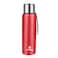 GIOGD Insulated vacuum Thermo Bottle 750ml254oz with cup Stainless steel coffee bottles for hot and cold drink water flaskRed750ml