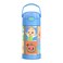 THERMOS FUNTAINER Water Bottle with Straw 12 Ounce Kids Stainless Steel Vacuum Insulated Water Bottle with Lid Cocomelon
