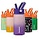 BJPKPK Insulated Water Bottle with Straw Lid 15 oz Stainless Steel Metal Water Bottles Reusable Leak Proof BPA Free Thermo Flask Cups Violet