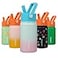 BJPKPK Insulated Water Bottle with Straw Lid 15 oz Stainless Steel Metal Water Bottles Reusable Leak Proof BPA Free Thermo Flask Cups Marshmallow