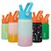 BJPKPK Insulated Water Bottle with Straw Lid 15 oz Stainless Steel Metal Water Bottles Reusable Leak Proof BPA Free Thermo Flask Cups Marshmallow