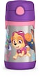 THERMOS Vacuum Insulated Stainless Steel 10oz Straw Bottle Paw Patrol Girl