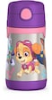 THERMOS Vacuum Insulated Stainless Steel 10oz Straw Bottle Paw Patrol Girl