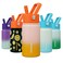 BJPKPK Insulated Water Bottle with Straw Lid 15 oz Stainless Steel Metal Water Bottles Reusable Leak Proof BPA Free Thermo Flask Cups Coral
