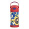 THERMOS FUNTAINER Water Bottle with Straw 12 Ounce Kids Stainless Steel Vacuum Insulated Water Bottle with Lid Sonic the Hedgehog