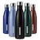 BJPKPK Insulated Water Bottles 17oz Leak Proof Stainless Steel Water Bottle Keeps Cold for 24 Hours and Hot for 12 Hours BPA FreeBlack