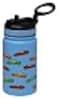 MIRA 12 oz Small Insulated Water Bottle for Cold Drinks LeakProof Stainless Steel with Straw Lid for Travel Hiking Gym Racecar