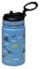 MIRA 12 oz Small Insulated Water Bottle for Cold Drinks LeakProof Stainless Steel with Straw Lid for Travel Hiking Gym Dino