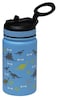 MIRA 12 oz Small Insulated Water Bottle for Cold Drinks LeakProof Stainless Steel with Straw Lid for Travel Hiking Gym Dino