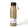 Dusgut Water Bottle with Portable Lid Metal Vacuum Insulated Stainless Steel Reusable Leak Proof Flask 17oz Gold
