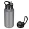 VQRRCKI 32 oz Insulated Water Bottle with Straw Lid Wide Mouth Lids Stainless Steel Sports Water Bottles Double Walled Vacuum Leak Proof Gray