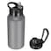 VQRRCKI 32 oz Insulated Water Bottle with Straw Lid Wide Mouth Lids Stainless Steel Sports Water Bottles Double Walled Vacuum Leak Proof Gray