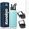 Konokyo 32 oz Insulated Water Bottle Stainless Steel Sport Bottles with 3 LidsTurquoise