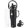 RAYMYLO 32oz Stainless Steel Water Bottle Cold for 48 Hrs Hot for 24 Hrs Triple Wall Vacuum Insulated Water Bottle with Straw Lid Spout Lid and Paracord Handle Leakproof Fit in Any Car Cup