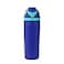 DUTHINGS Insulated Stainless Steel Water Bottle with Straw 24 oz Leakproof BPAFree Reusable Sports Travel Bottle with Replacement Straw and Cleaning Brush Blue
