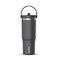 Hydrapeak Nomad 32oz Insulated Stainless Steel Travel Tumbler with Handle Straw Lid Leakproof Cupholder Friendly Keeps Drinks Cold 24 Hours Reusable Bottle for Daily Hydration Grey Matter