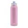 Ello Pop Fill 32oz Stainless Steel Water Bottle with Quick Fill Technology Double Walled and Vacuum Insulated Metal Leak Proof Locking Lid Sip and Chug Reusable BPA Free Rosy Skyline