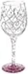Enesco Lolita My Tiara Artisan Painted Wine Glass Gift