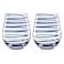 kate spade Kate Spade New York Charlotte Street 2Pc Stemless Wine Glass 2 Count Pack of 1 Blue
