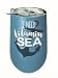 Spoontiques 16938 I Need Vitamin Sea Stainless Wine Tumbler Blue